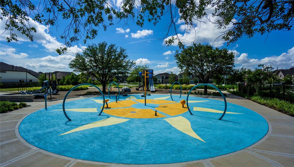 Residents can enjoy their day splashing or lounging in the pool or splashpad!