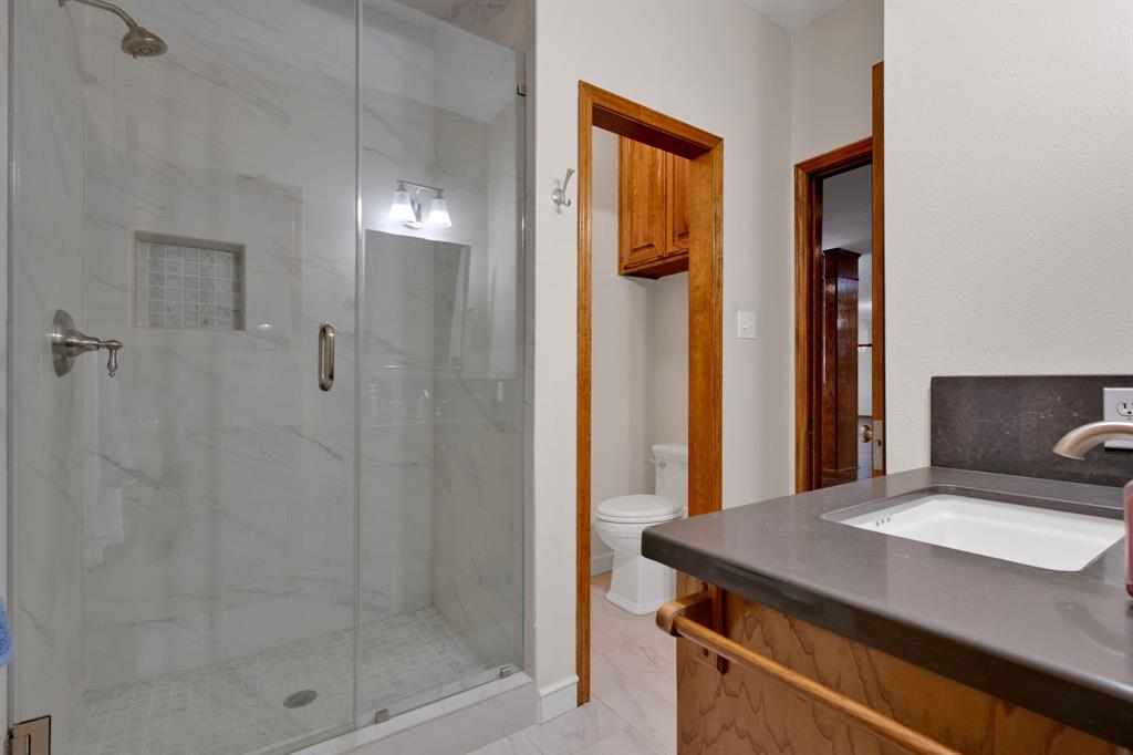 Bathroom with access to bedroom & the Great Room for family & guests.