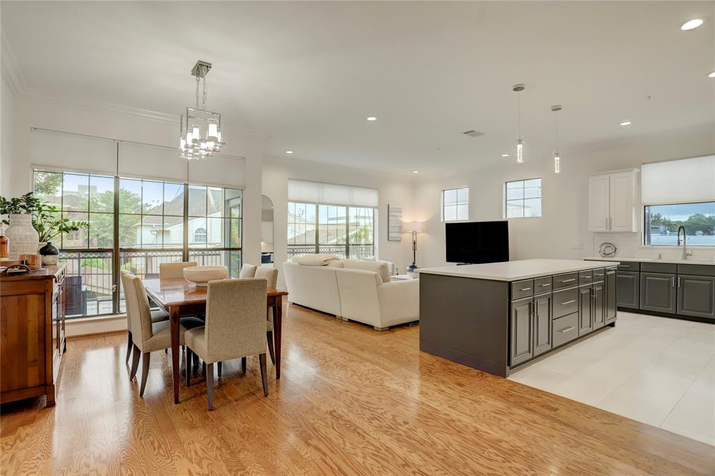 The open floor plan makes this home the perfect spot for entertaining family and friends.