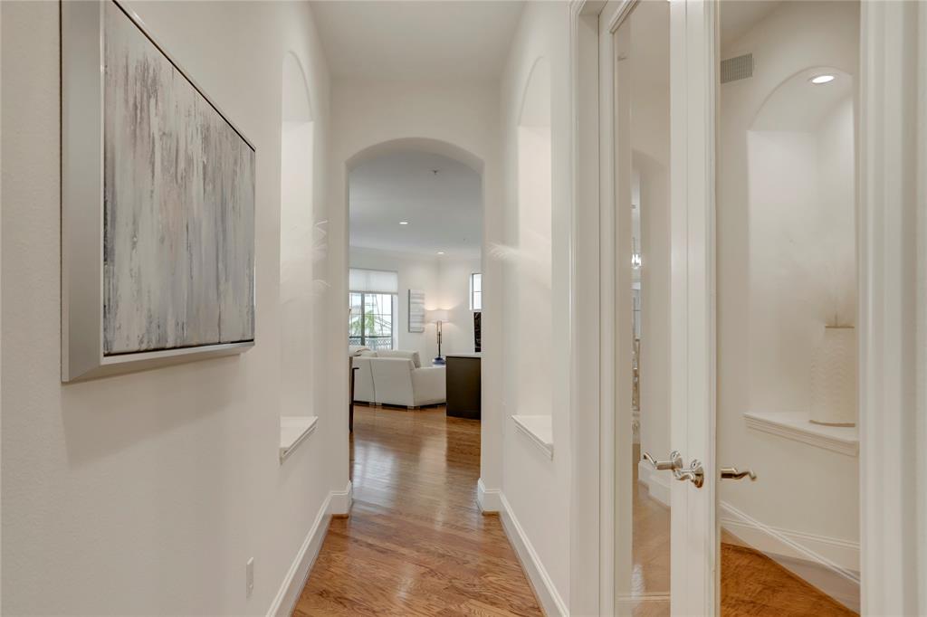 Incredible entry into recently updated condo makes this feel like a single family home.