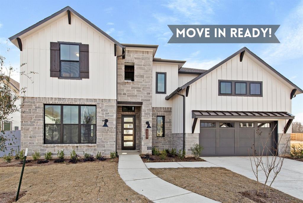 MOVE IN READY!! Westin Homes NEW Construction (Rowan V, Elevation AF) Two story. 5 bedrooms. 4.5 baths.