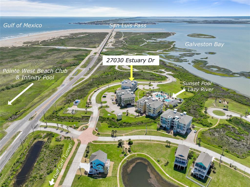Located in the furthest West building on Galveston Island offering unobstructed Sunset views