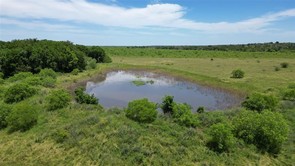 Water & Minerals Right are negotiable. Rare opportunity to own a secluded, & productive large acreage tract of land with over 6,000 ft. of County Road Frontage! There is a 45 acre improved hay field on the East section of the Ranch. The remainder of the ranch consist of rolling fields with young scattered regrowth mesquite brush & wet weather creeks lined with Mature Post Oak Trees. With over 5,400 of wet weather creek frontage there are several areas of brush thickets to provide ample coverage for numerous species of local game. Rolling terrain ranges from 430 ft. to a high of 490 ft. providing great views and several great homesite locations. 1 stock tank is located in the Southwestern region of the property. There is a set of working cattle pens and water trough located on the East side of the ranch (water is piped from the sellers remaining acreage).