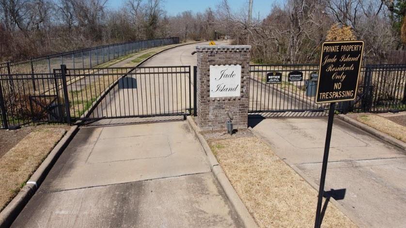 Private gated entry into the community!