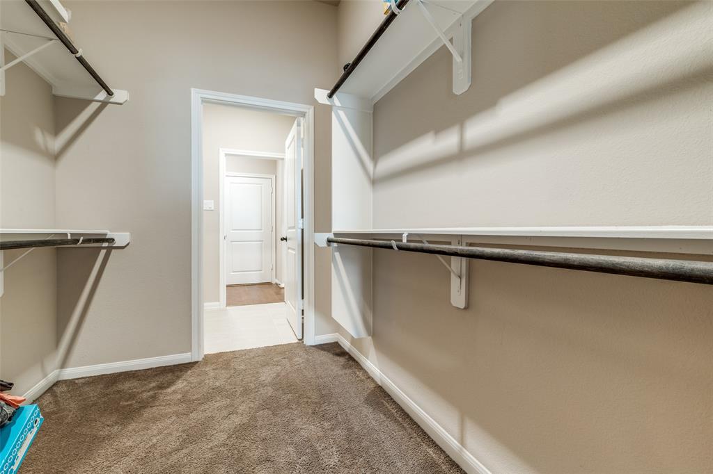 Master closet connects to Laundry Room