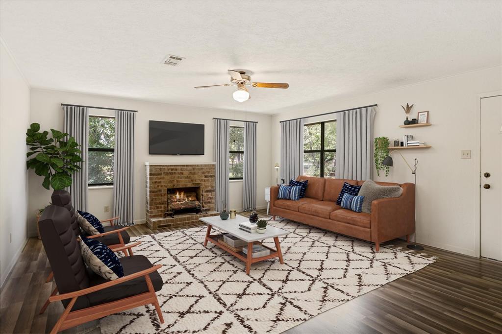 A view of what the family room in second home can look like.