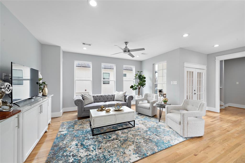 Multiple windows flood the living room with natural light while offering refreshing outdoor views. Enjoy the ease of access to the covered balcony, offering the perfect spot to catch beautiful sunsets with loved ones or enjoy your personal downtime.