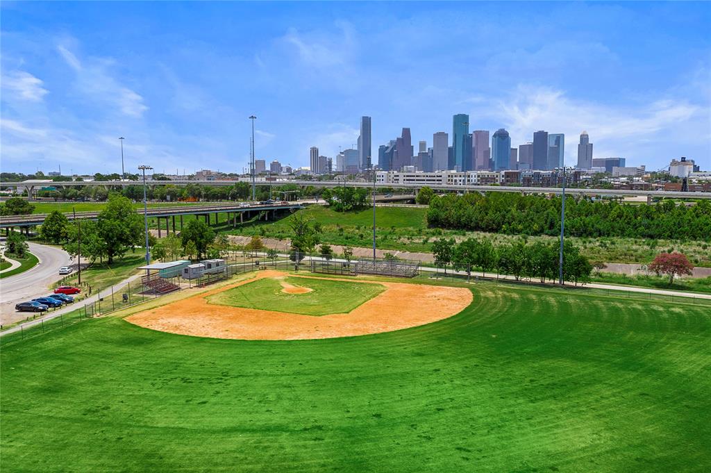 Enjoy endless hours of outdoor recreation and create lasting memories on Stude Park's baseball field, all while surrounded by lush landscaping and tall mature trees.