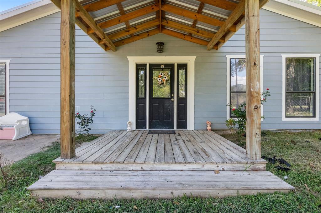 Covered front porch