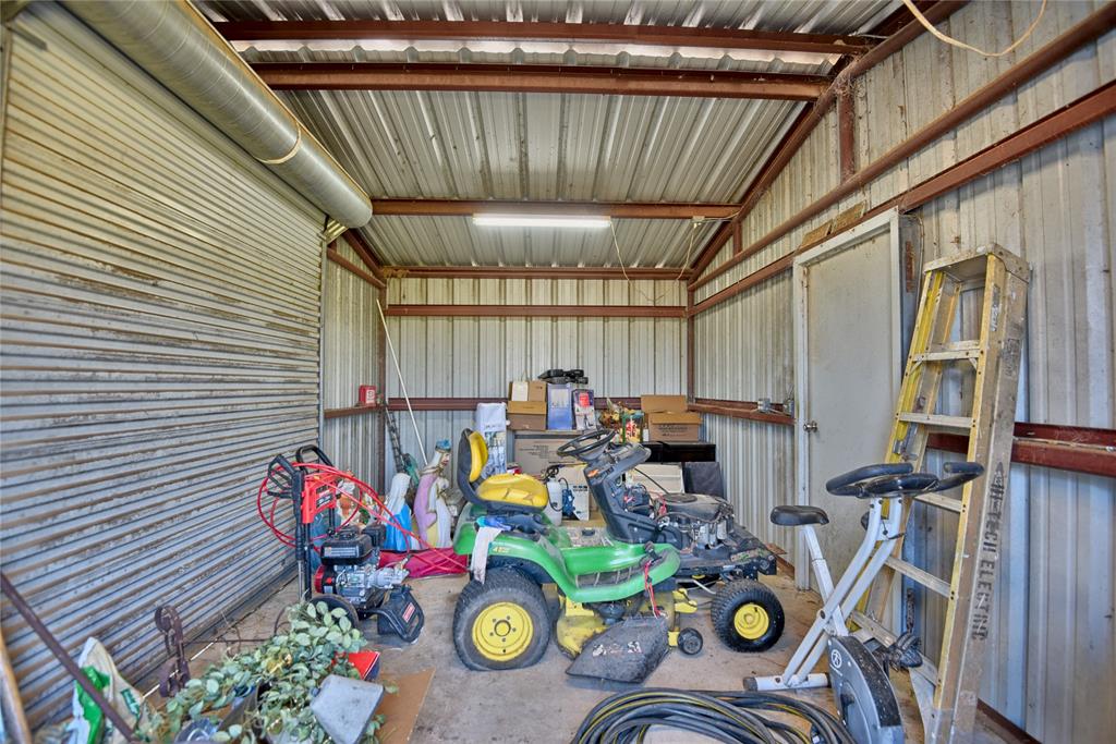 Storage attached to the barn