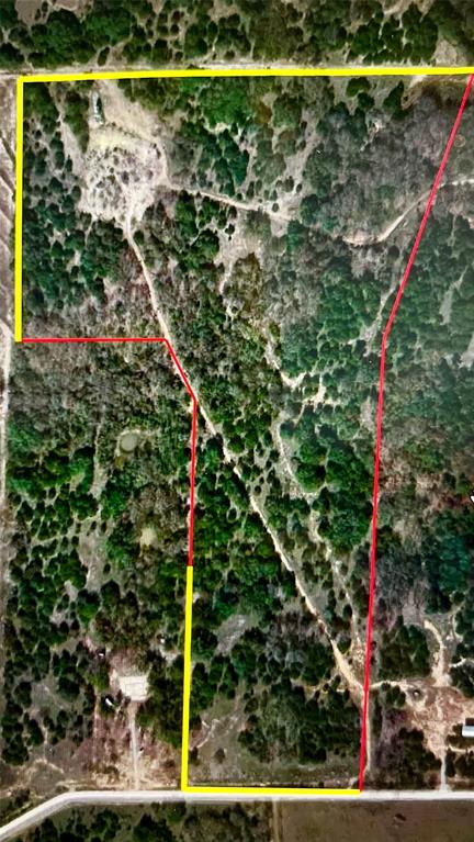 Yellow lines indicate where there is current fencing.