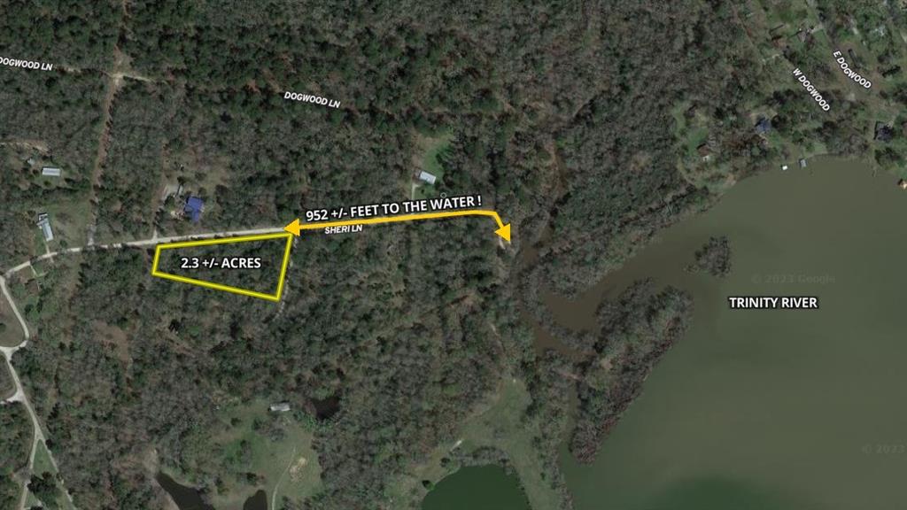 Large 2.3 +/- lot in the Pinecrest Estates Subdivision and within 1,000 feet of the Trinity River that leads to Lake Livingston . Build your dream home or bring your mobile home! Don’t forget your fishing pole and your Kayak. This is a beautiful area with lovely forests and lots of water sports. Wildlife is everywhere and the deer roam freely throughout the subdivision, even Bald Eagles! Whether you are looking for a weekend place to get away, a place to raise your family, or a quiet place to retire, it’s all here.
