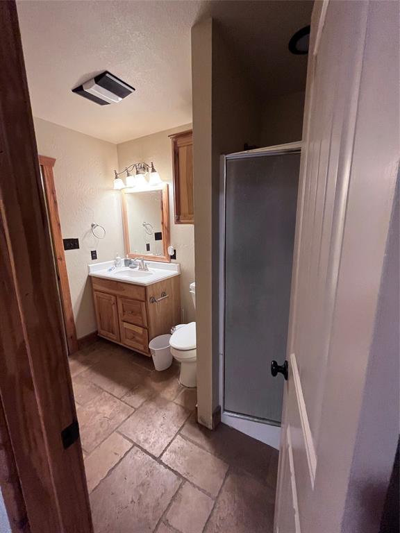 Bathroom with stand up shower