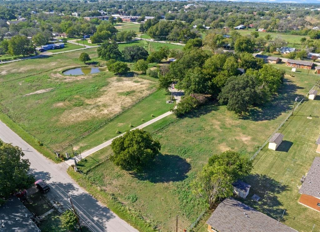 This view shows part of the circular driveway in front of the home.