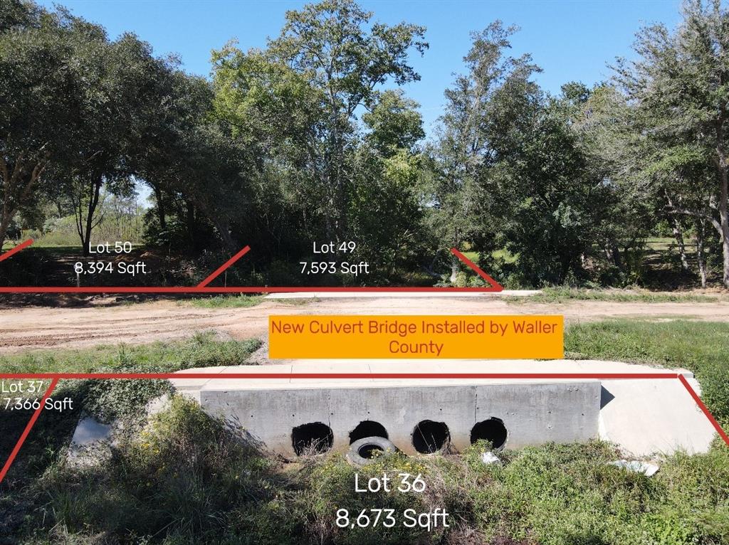 Waller County is improving Joan of Arc Drive with culverts, drainage, and road improvements.