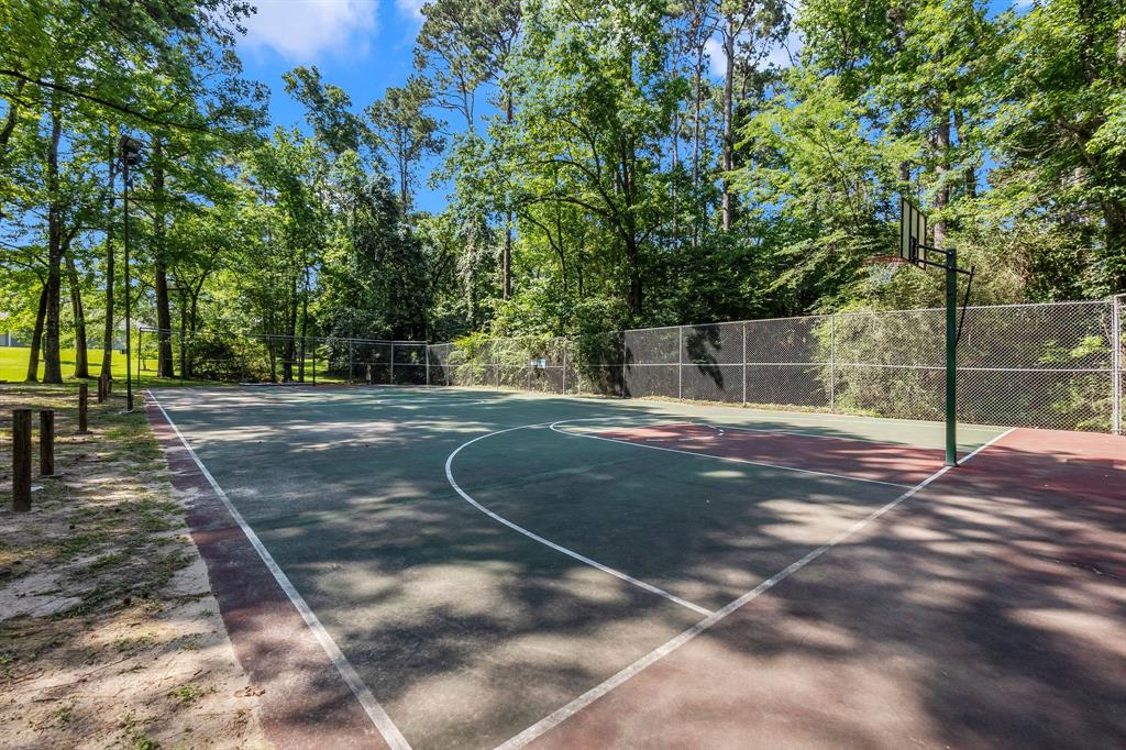 Community basketball court