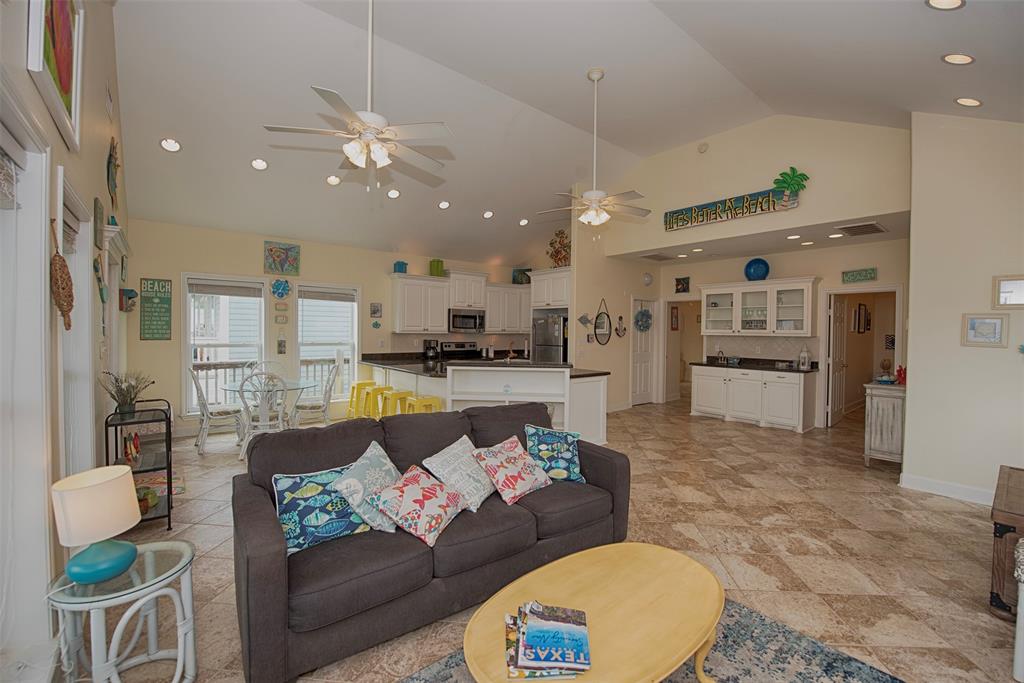 Fabulous floor plan with family room open to the kitchen and dining area.