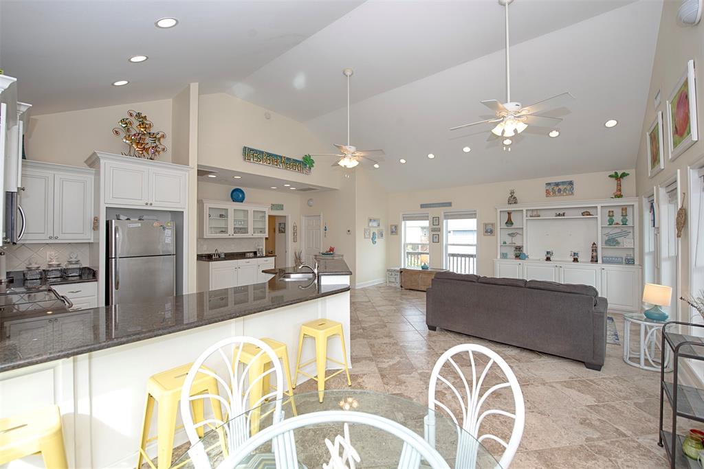 Dining area also provides easy access to the family room.