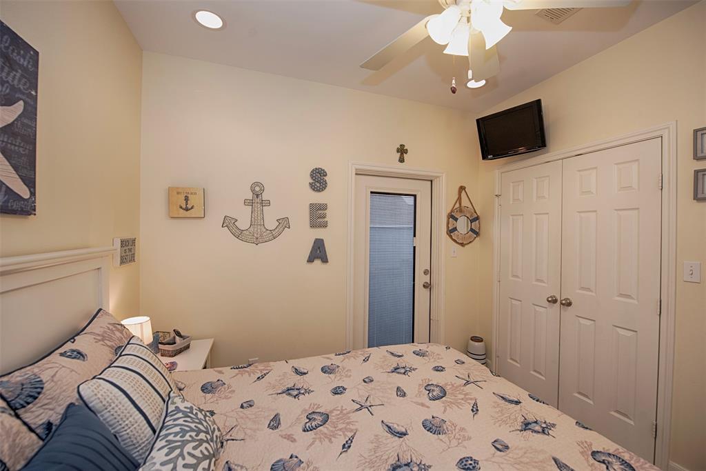 Another view of the bedroom with double door closet with great storage.