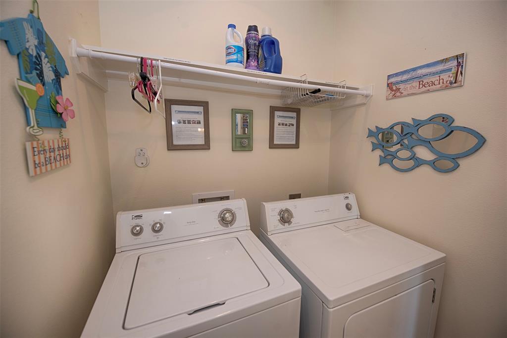 Home also has a utility room with washer and dryer which also will stay with the sale of the property.