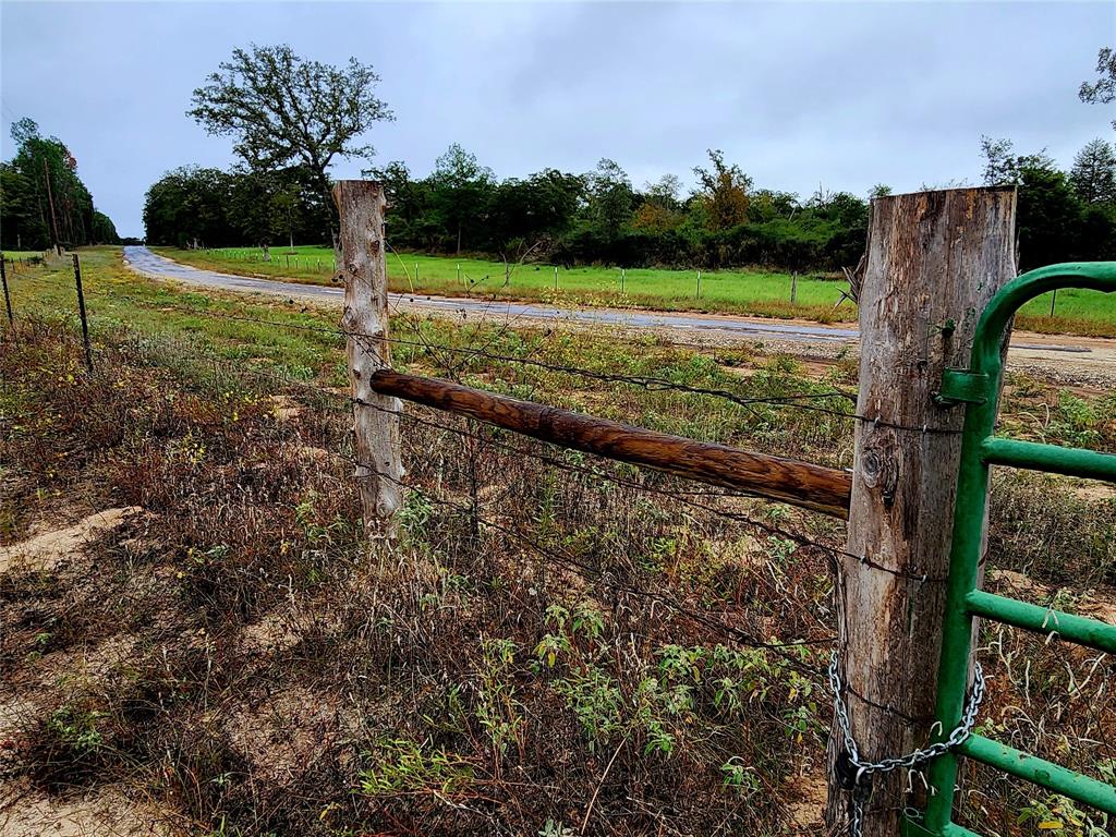 Property is fenced on three sides with new fencing. Fourth side has been marked by surveyor.