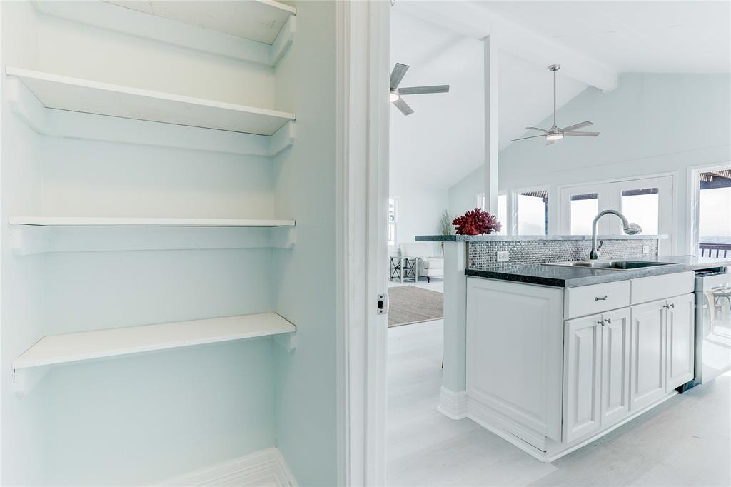 THIS AREA KEEPS YOUR KITCHEN CLEAN AND ORGANIZED.