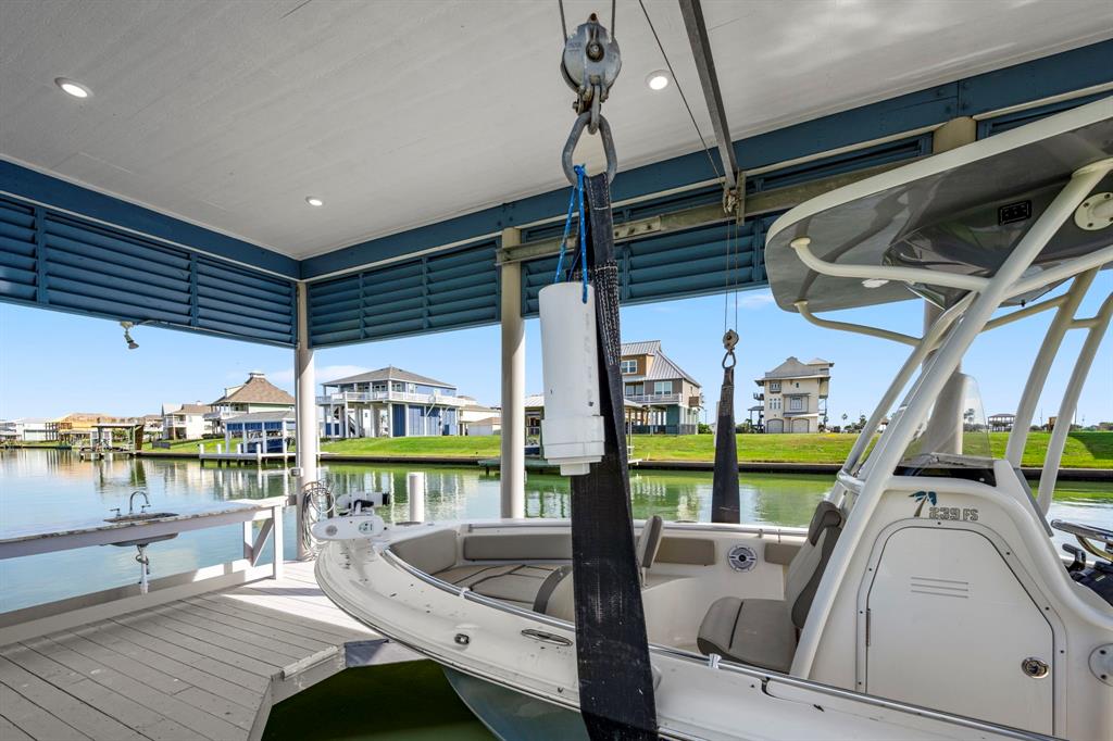 Boat House w/ canned lighting.