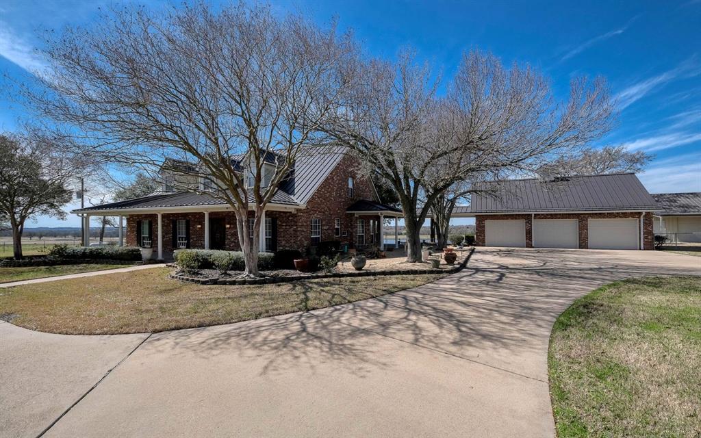 1818 County Road 253 Anderson, Texas REDUCED : 3 Incredible High Rolling Acs: Near Historic Anderson Texas. Well Built /Maintained 3 Bd 3 Bth Texas Style Ranch Home under Beautiful Live Oaks, SPECTACULAR Distant Views. Family Room Vaulted Ceiling, Built-ins, Wood Burning F/P, Kitchen w/ Ample Cabinets , Breakfast Bar and Nook. Foyer, Formal Dinning Rm, Loft, Lgr Cedar Closet , 3rd bth. Bed Rooms are Down. Owners Suite includes Vaulted Ceiling w/ French Doors w/ Stunning Views, Lgr Cover Porch w/recessed lighting, outdoor ceiling fans. Master Bth Double Vanities, Garden Tub with Natural lighting. Tile Flooring thru out, Pleated 2 Inch Blinds, Vaulted Ceiling , Large Cover Front Porch. 3 Car Finished Garage . Nice Concrete Work, Drive and Additional Parking , Automatic Entrance Gate New 25 x 25 Shop ,slab, Roll Up Door. Irrigation System, 450 FT PLUS WATER WELL 3 HP Pump. End of a Quite Black Top Road, Come Enjoy Spectacular Texas Sunsets from this Wonderful Ridge Near Anderson Tx. ADDITIONAL ACS AVAILABLE !