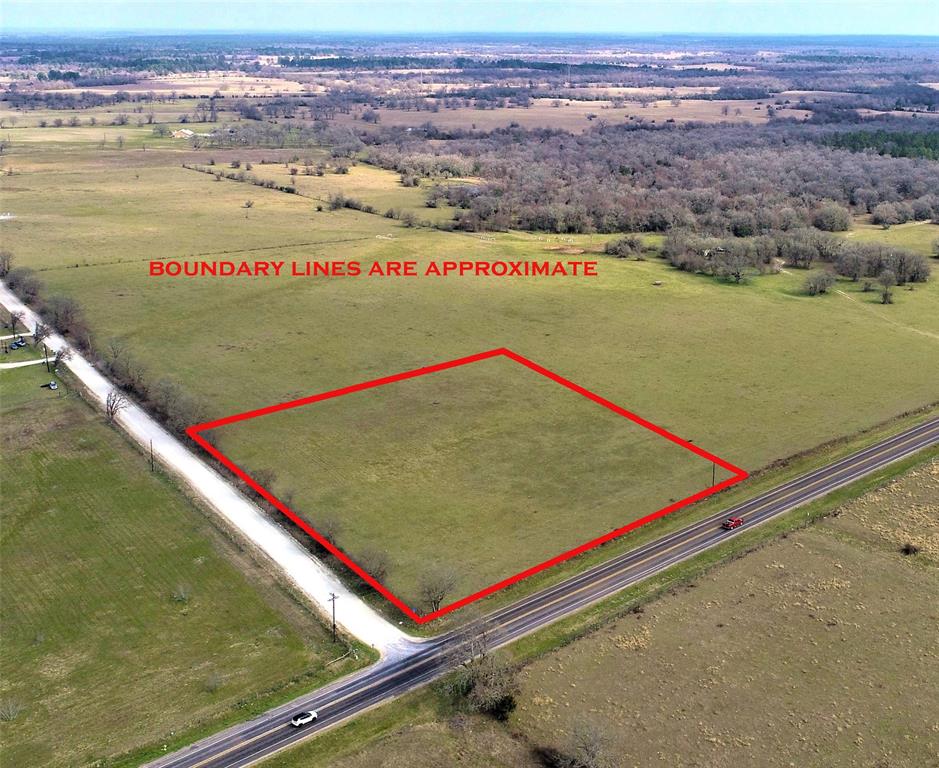 5.02 Acres of open prairie in the highly sought after Anderson-Shiro School District. Just 15 minutes form Anderson, TX and 15 minutes form the big box stores in Huntsville. Also easy access to College Station. Located on the corner of HWY 30 and CR 228 making this a great investment opportunity or a location bring your business to the country! Electricity and high speed fiber internet are available in the area. Lightly restricted to protect property values. See attachments for proposed restrictions and plat of the property. Contact the listing agent with any questions.