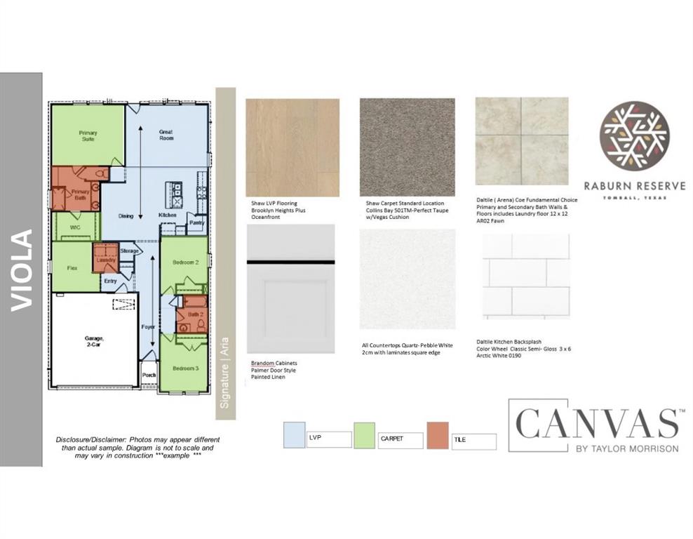 Design Selections. Home isunder construction andselections are subject to change.