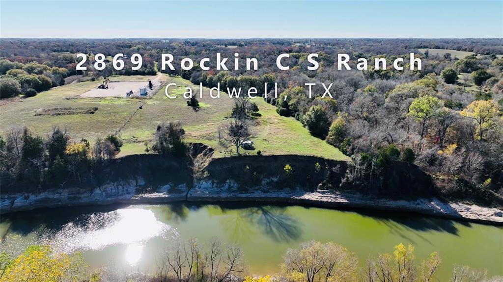 The Rockin Cs Ranch is a one of kind property located on the Brazos River just minutes away from College Station. This unique property has 200+ feet of frontage on the high side of the Brazos River and is part of the historic El Camino Real. This nearly 20 acre ranch is on a sloping hill down to the river with an elevation drop off of approximately 90 feet to the level of the river. Half a mile from entry to the rivers edge, this property features two distinct 9 acre + sections. The upper section includes 6 acres of improved pasture, 2 acres of woods with a natural creek and nearly 2 acres of residential homestead. The bottom section is located on the river with 90% improved grazing pasture and native pecan trees over 150 years old. Other amenities include stocked pond, 80 Black Spanish grape vines, 6 RV stations with water, electric and sewage, natural shooting range, 300 yard golf driving range, 60 foot white oak trees and work shop. Selling "as is" with any owned minerals conveying.