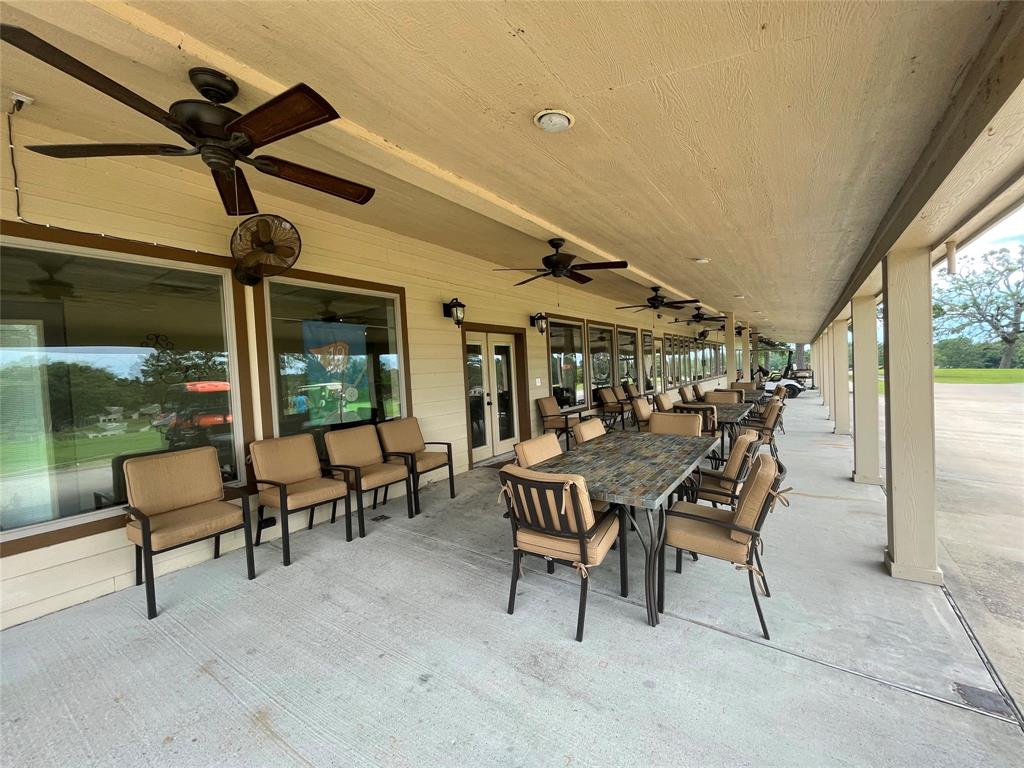 19th Hole Bar and Grill overlooking golf course