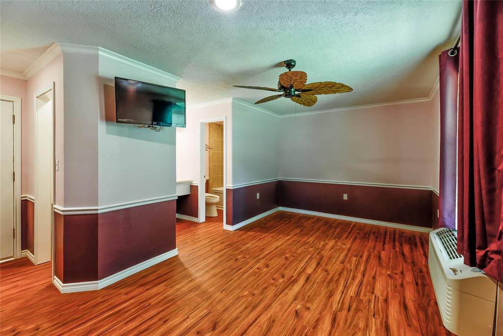 Beautiful wood floors in each room.