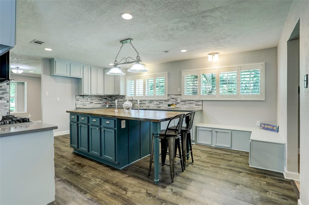 Large open kitchen is perfect for gatherings and food preparation!