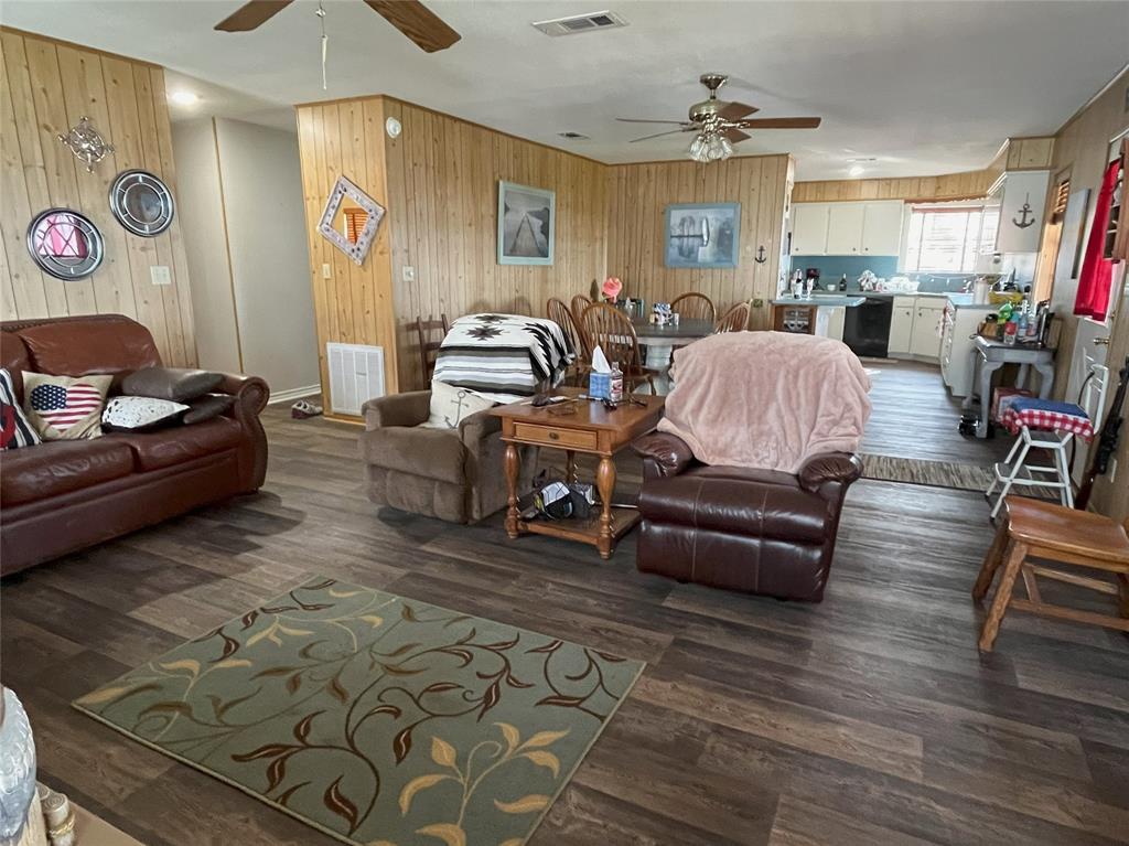 View from Living Room to Kitchen