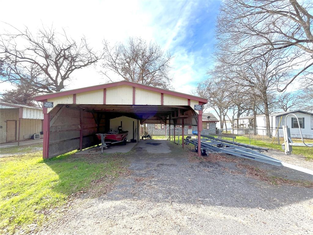 Carport with Storage