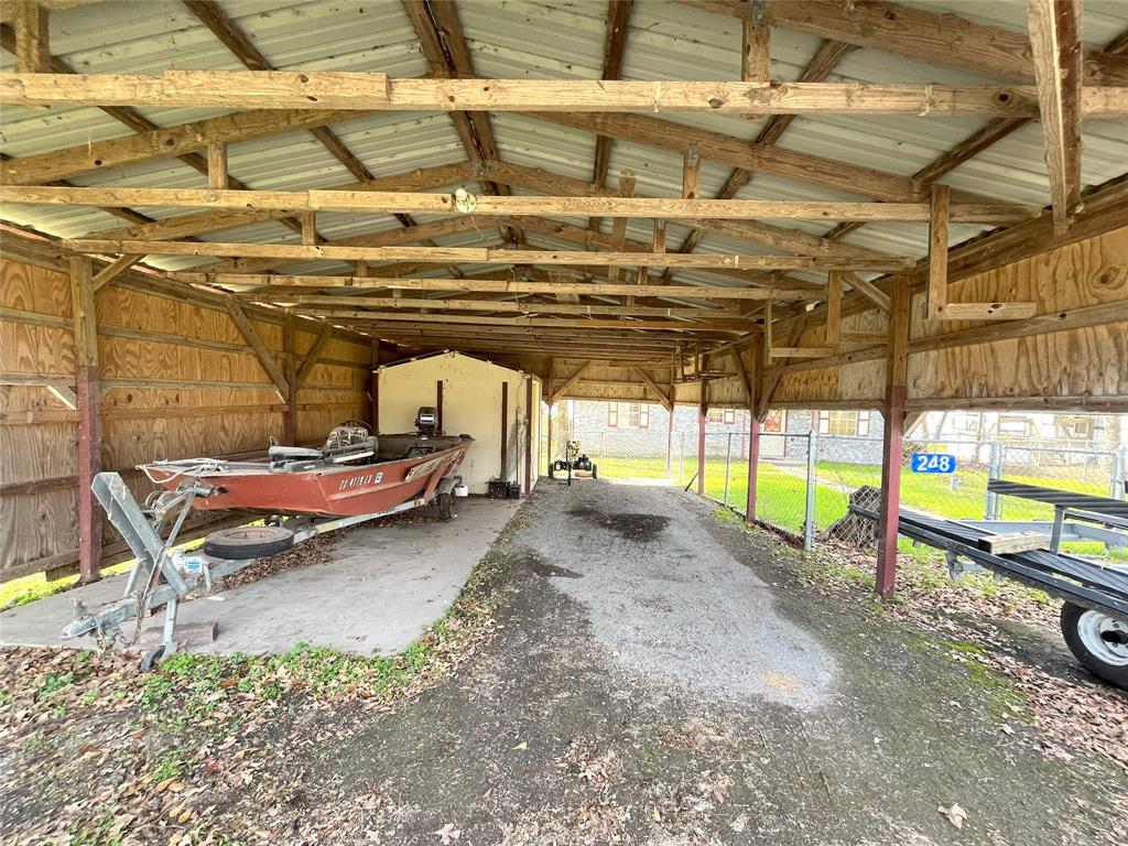 Carport with Storage