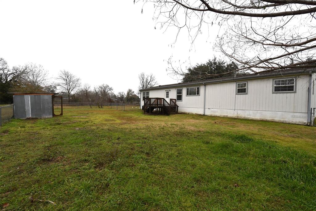 Fenced area directly behind the home - great area for pets!