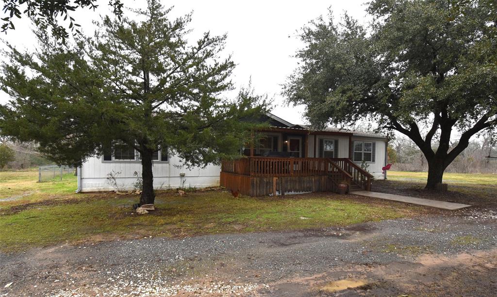 Driveway access to the front of the house.