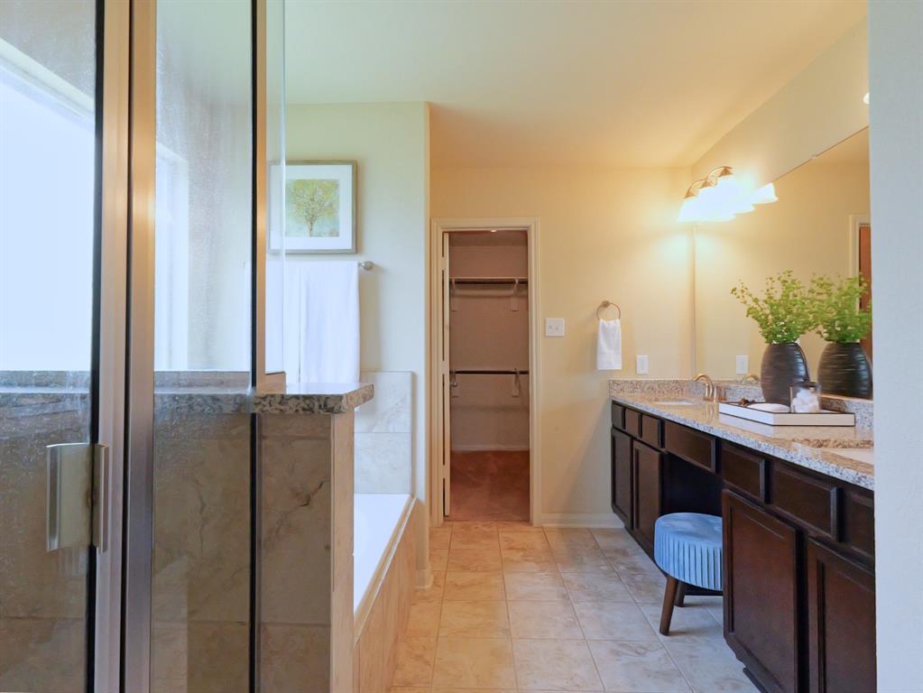 Bathroom 2-off of entry hallway and connected to bedroom 3