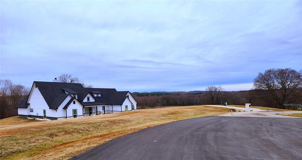 View of new home built two lots over and to the left from Lot 125.