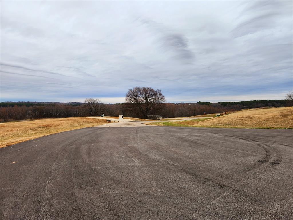 This is the view looking down Clear View Ct from the front of Lot 123. Notice the view soars over the tree line down below.  This lot is perched up high for a \