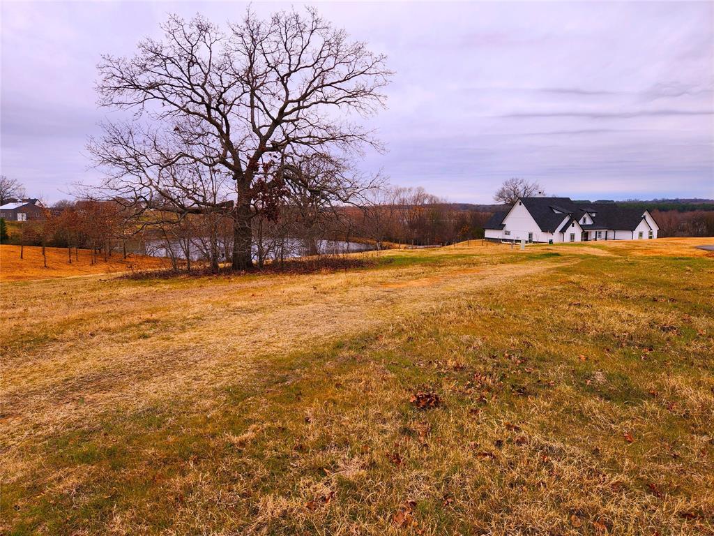 This what the left side view of the neighboring lot and pond view look like.