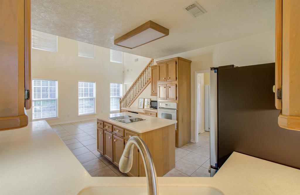 Breakfast area open to living room!