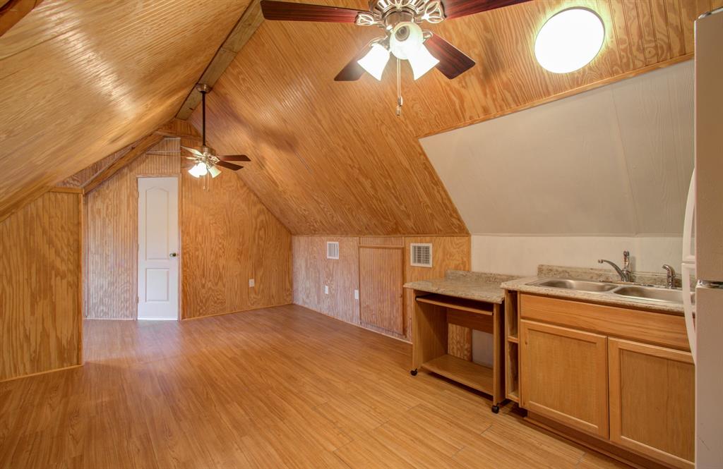 Bed area in garage apartment!