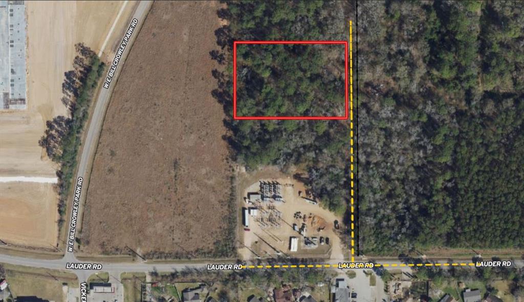 Excellent investor/commercial property, 2-acre land site on Lauder Road.  The site is behind a power station. easement access. Buyer to verify utilities, permitted uses, dimensions, access, and other information specific to buyer's needs. Sold as-is where-is. Ideal for potential storage units, shop, or Crypto mining farm with power close by. located in Harris County.
      
This property is minutes from Downtown. Great access to the major arteries. Easy access to the freeway. 2 miles from Lone Star College, 2 miles from Macarthur High School!


https://id.land/ranching/maps/eba16aff00df1963377b4cdd6567715a/share/