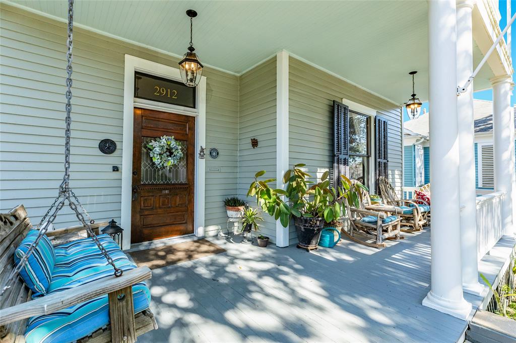 This deep, welcoming porch is the perfect spot to relax and watch the day go by while you rest in Southern charm and local history.