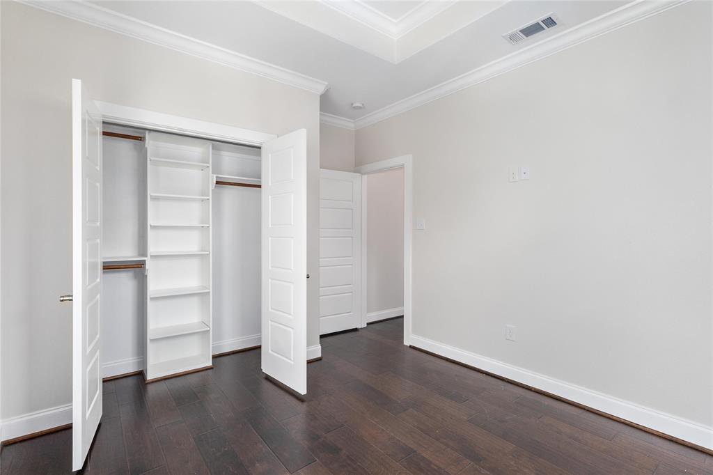 Closet in one of the secondary bedroom upstairs