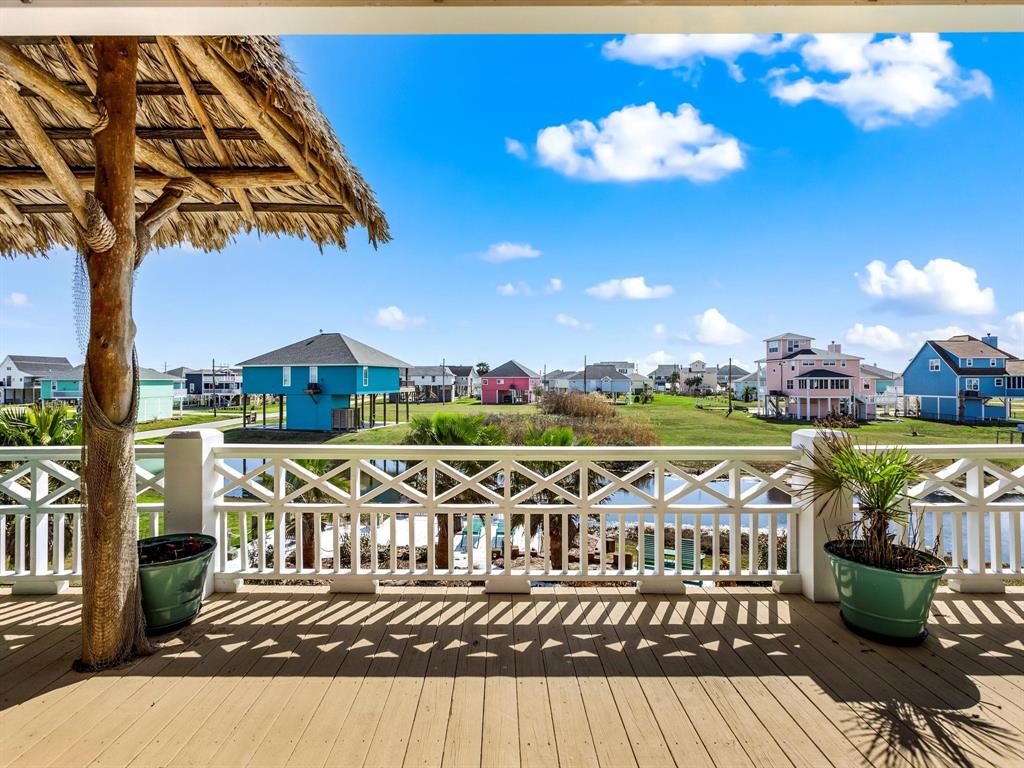 Looking out over the slough to the beach.