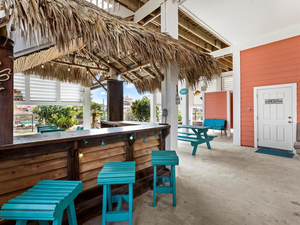 Hang out in the shade under the palapa.